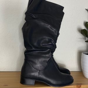 NWOT Black Knee High Boots